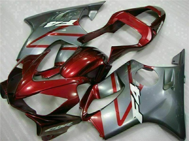 Rouge Argent Carénages Moto CBR 600 F4i 2001-2003