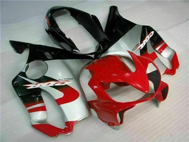 Rouge Argent Carénages Moto CBR 600 F4i 2004-2007 Rouge Argent Carénages Moto CBR 600 F4i 2004-2007
