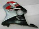 Rouge Argent Carénages Moto CBR 600 F4i 2004-2007 Rouge Argent Carénages Moto CBR 600 F4i 2004-2007