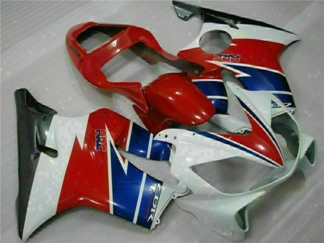 Rouge Blanc Bleu Carénage Moto CBR 600 F4i 2001-2003 Rouge Blanc Bleu Carénage Moto CBR 600 F4i 2001-2003