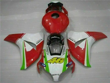 Rouge Blanc Carénage Moto CBR 1000 RR 2008-2011