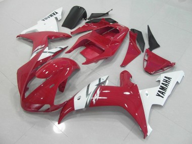 Rouge Blanc Carénage Moto R1 2002-2003