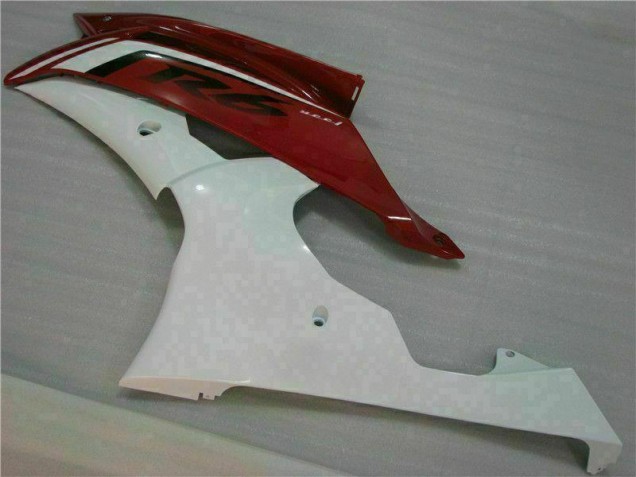 Rouge Blanc Carénage Moto R6 2008-2016