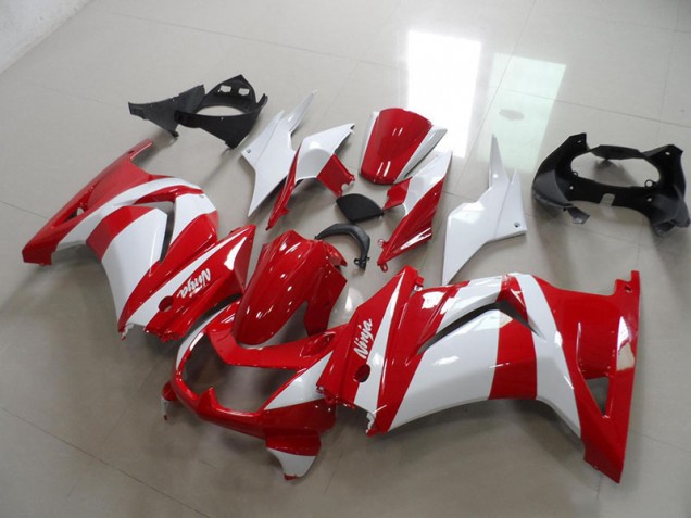 Rouge Blanc Carénage Moto ZX 250R 2008-2012 Rouge Blanc Carénage Moto ZX 250R 2008-2012