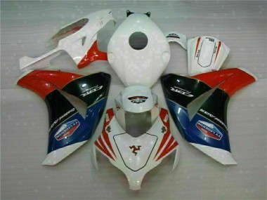 Rouge Blanc Carénages Moto CBR 1000 RR 2008-2011