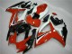 Rouge Blanc Carénages Moto GSXR 600 / 750 K6 2006-2007