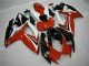Rouge Blanc Carénages Moto GSXR 600 / 750 K6 2006-2007