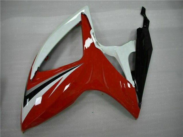 Rouge Blanc Carénages Moto GSXR 600 / 750 K6 2006-2007