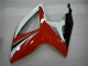 Rouge Blanc Carénages Moto GSXR 600 / 750 K6 2006-2007