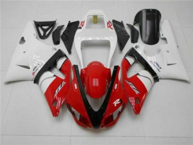 Rouge Blanc Carénages Moto R1 1998-1999 Rouge Blanc Carénages Moto R1 1998-1999