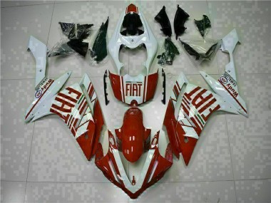 Rouge Blanc Carénages Moto R1 2007-2008