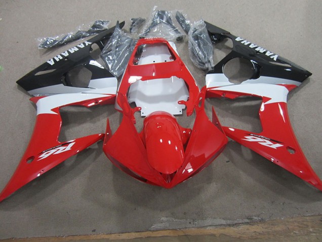 Rouge Blanc Décalque Carénage Moto R6 2003-2005 Rouge Blanc Décalque Carénage Moto R6 2003-2005