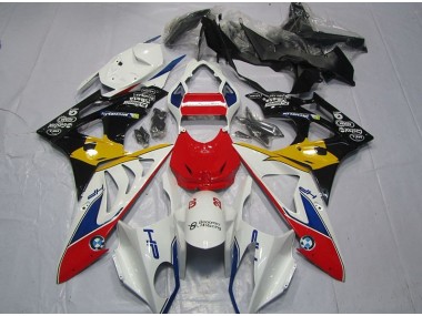 Rouge Blanc Jaune Carénage Moto S1000RR 2009-2014