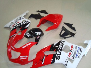 Rouge Blanc Motul Carénage Moto GSXR 750 K1 K2 K3 2001-2003