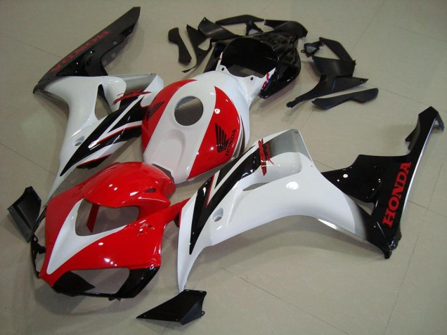 Rouge Blanc Noir Carénage Moto CBR 1000 RR 2006-2007 Rouge Blanc Noir Carénage Moto CBR 1000 RR 2006-2007