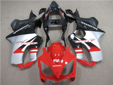 Rouge Blanc Noir Carénage Moto CBR 600 F4i 2001-2003