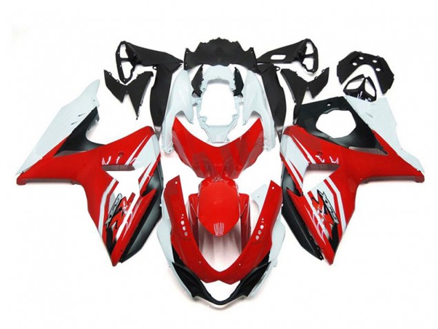 Rouge Blanc Noir Carénage Moto GSXR 1000 K9 2009-2016