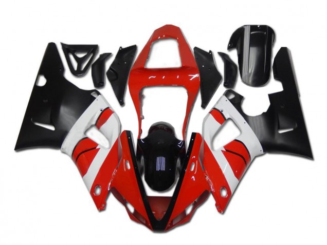 Rouge Blanc Noir Carénage Moto R1 2000-2001 Rouge Blanc Noir Carénage Moto R1 2000-2001
