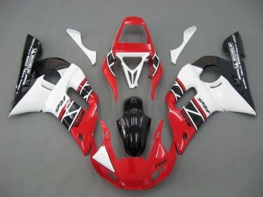 Rouge Blanc Noir Carénage Moto R6 1998-2002