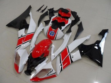 Rouge Blanc Noir Kit Carénages Motos Complet R6 2008-2016