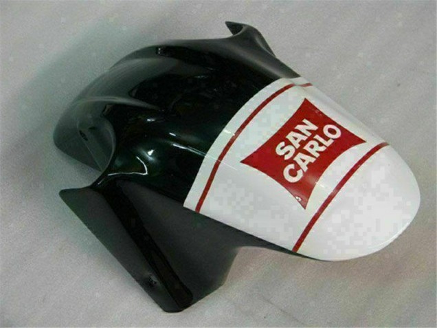 Rouge Blanc Noir San Carlo Carénage Moto CBR 600 F4i 2001-2003