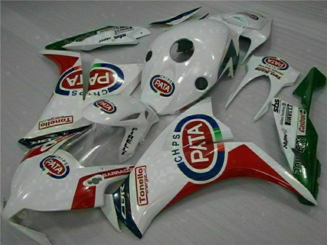 Rouge Blanc PATA Carénages Moto CBR 1000 RR 2012-2016 Rouge Blanc PATA Carénages Moto CBR 1000 RR 2012-2016