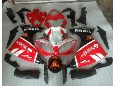 Rouge Blanc et Noir Graphique Carénage Moto R1 2009-2011