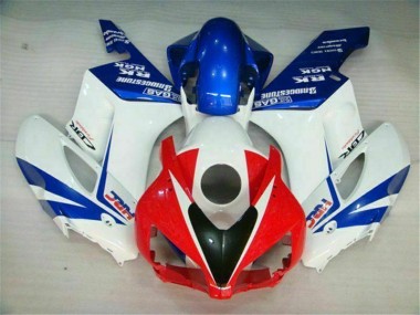Rouge Bleu Blanc Carénage Moto CBR 1000 RR 2004-2005