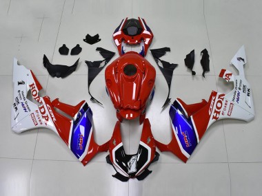 Rouge Bleu HRC Carénage Moto CBR 1000 RR 2017-2023
