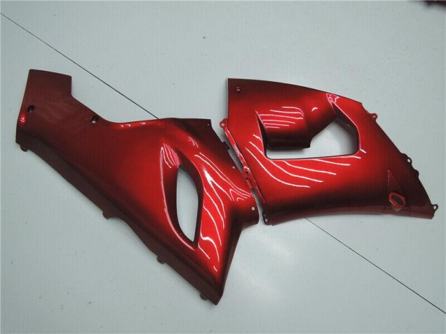Rouge Bonbon Carénage Moto ZX6R 2005-2006 Rouge Bonbon Carénage Moto ZX6R 2005-2006