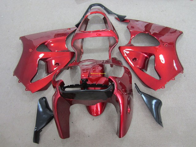 Rouge Carénage Moto ZX6R 2000-2002 Rouge Carénage Moto ZX6R 2000-2002