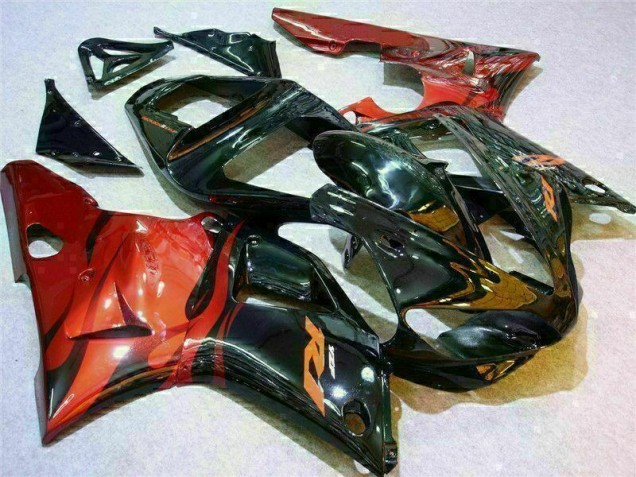 Rouge Carénages Moto & Carrosserie R1 2000-2001