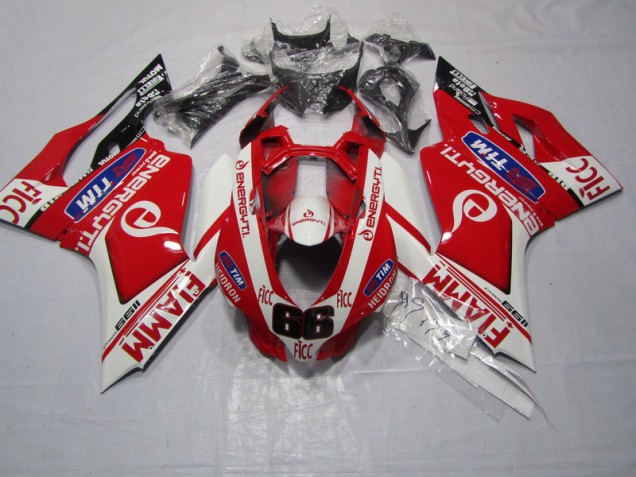 Rouge FIAMM FICC Carénage Moto Ducati 1199 2011-2014 Rouge FIAMM FICC Carénage Moto Ducati 1199 2011-2014