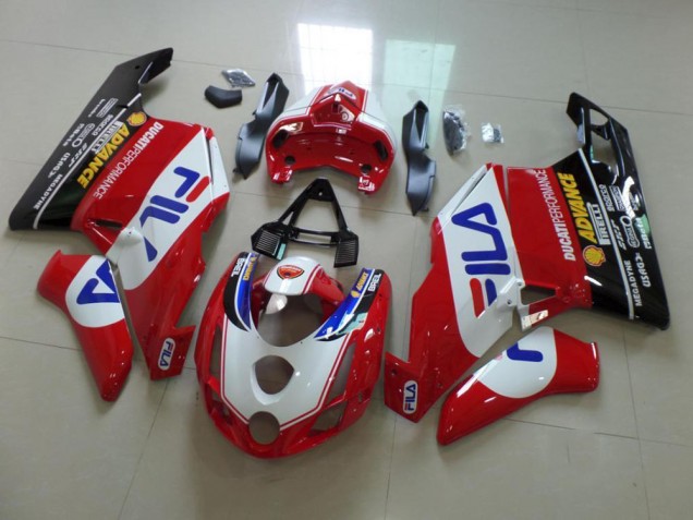 Rouge Fila Carénage Moto Ducati 749 999 2003-2004 Rouge Fila Carénage Moto Ducati 749 999 2003-2004