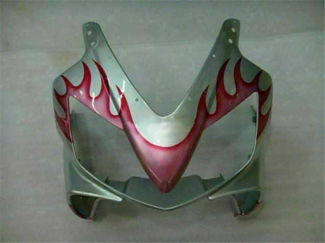 Rouge Flamme Argent Carénage Moto CBR 600 F4i 2001-2003
