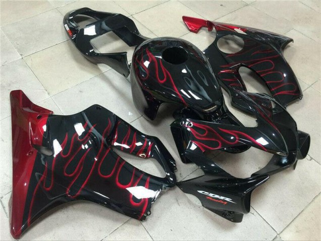 Rouge Flamme Carénage Moto CBR 600 F4i 2001-2003