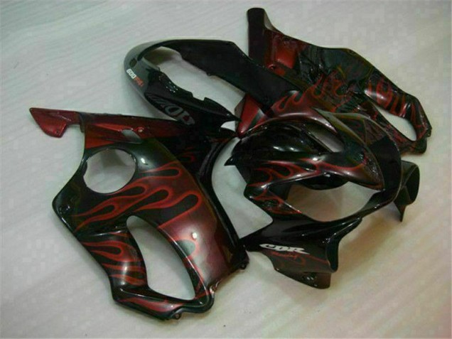 Rouge Flamme Carénage Moto CBR 600 F4i 2004-2007