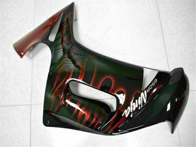 Rouge Flamme Carénage Moto EX650 2006-2008