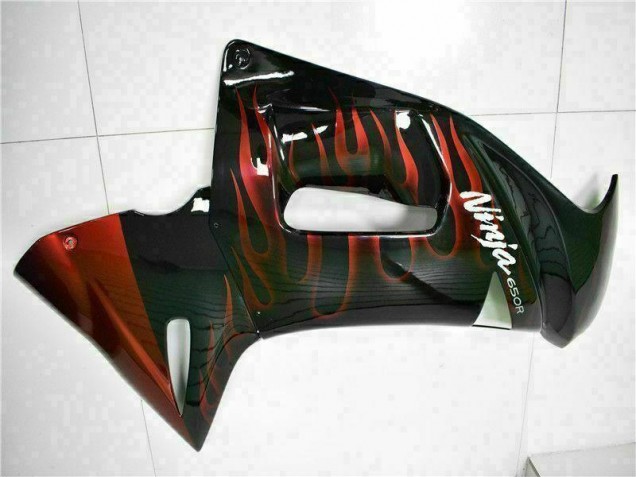 Rouge Flamme Carénage Moto EX650 2006-2008