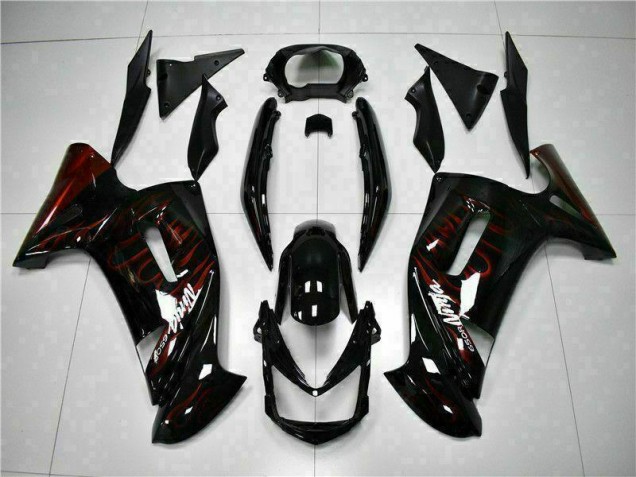 Rouge Flamme Carénage Moto EX650 2006-2008