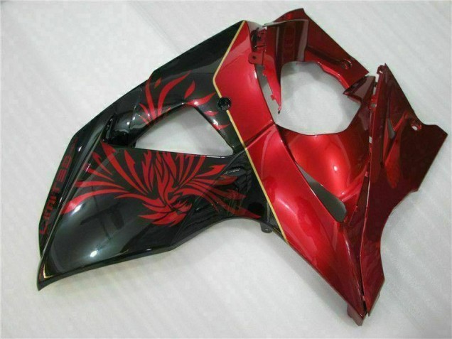 Rouge Flamme Noir Carénage Moto GSXR 1000 K9 2009-2016