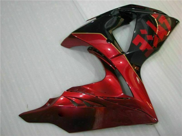 Rouge Flamme Noir Carénage Moto GSXR 1000 K9 2009-2016