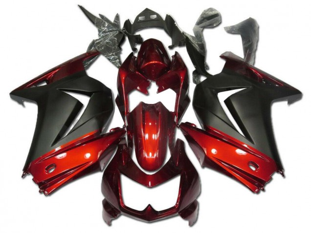 Rouge Gris Carénage Moto EX250 2008-2012