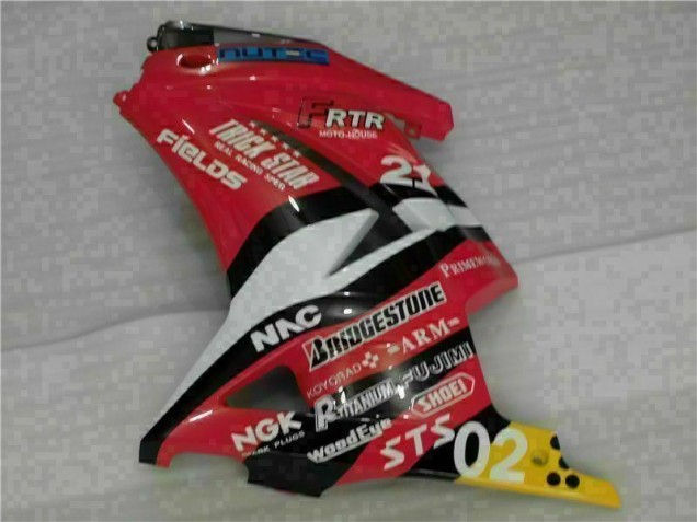 Rouge Jaune Carénage Moto EX250 2008-2012