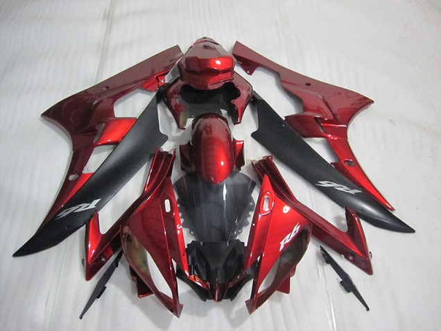Rouge Kit Carénages Motos Complet R6 2006-2007