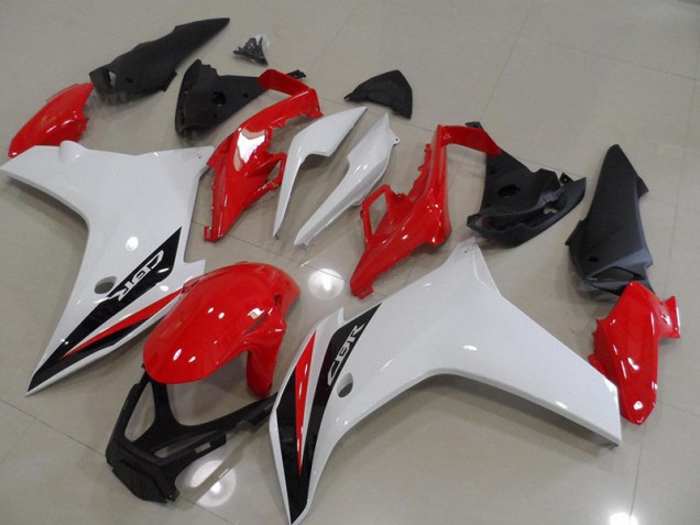 Rouge Noir Blanc Carénage Moto CBR 600 F 2011-2013