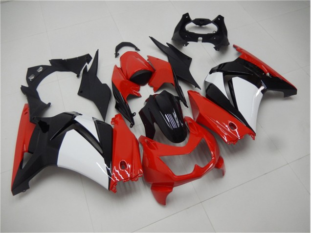 Rouge Noir Blanc Carénage Moto EX250 2008-2012 Rouge Noir Blanc Carénage Moto EX250 2008-2012