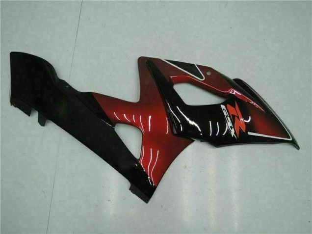 Rouge Noir Carénage Moto GSXR 1000 K5 2005-2006