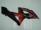 Rouge Noir Carénage Moto GSXR 1000 K5 2005-2006