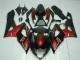 Rouge Noir Carénage Moto GSXR 1000 K5 2005-2006